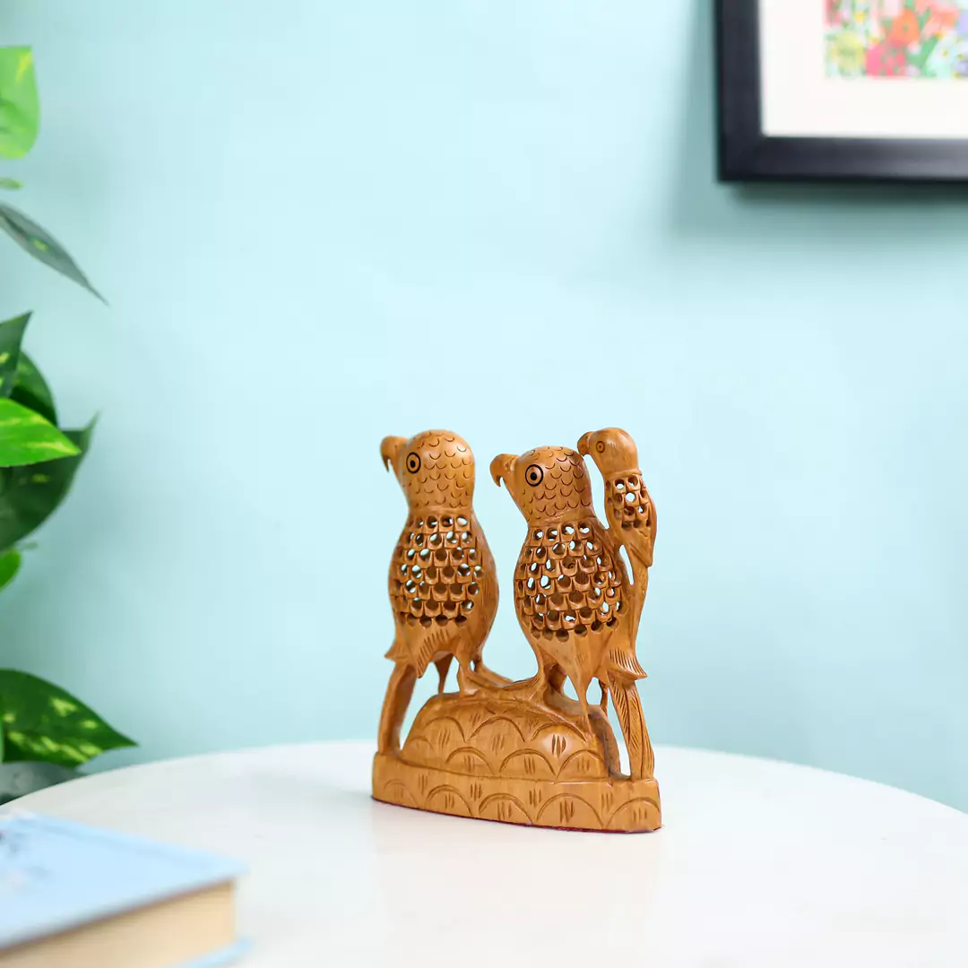 Kadam Wood Parrot Family - Image 2
